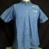 Tropical Isle® Full Embroidered Logo Denim Shirt - Men's Dark Blue